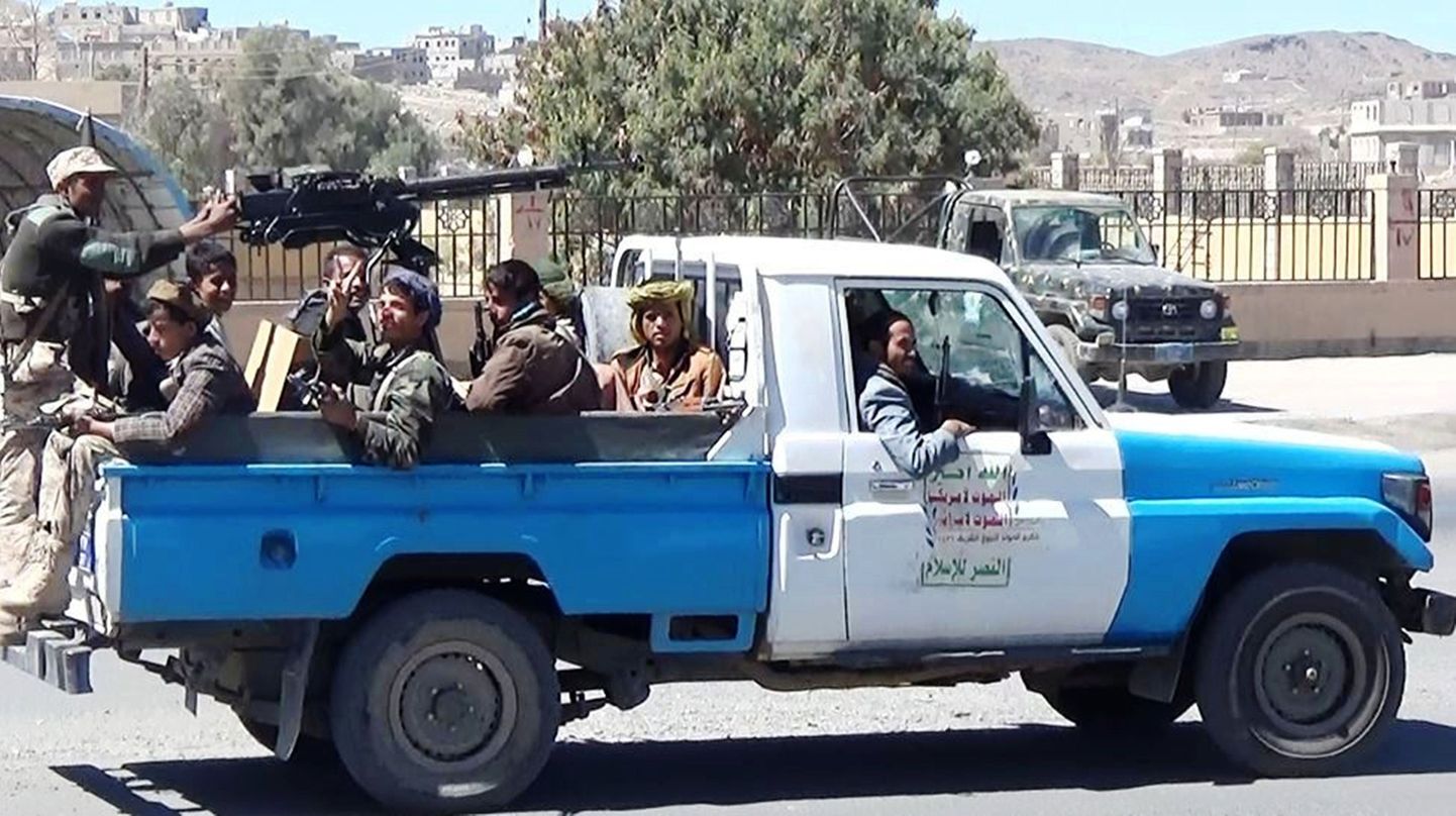 Huthi võitlejad Jeemenis