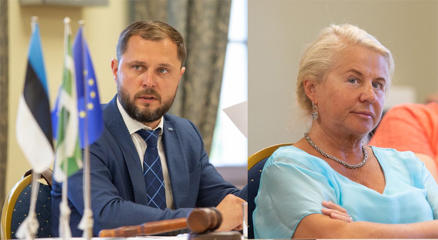 Aleksei Naumkin ja Niina Neglason peavad end mõlemad Jõhvi volikogu esimeheks.