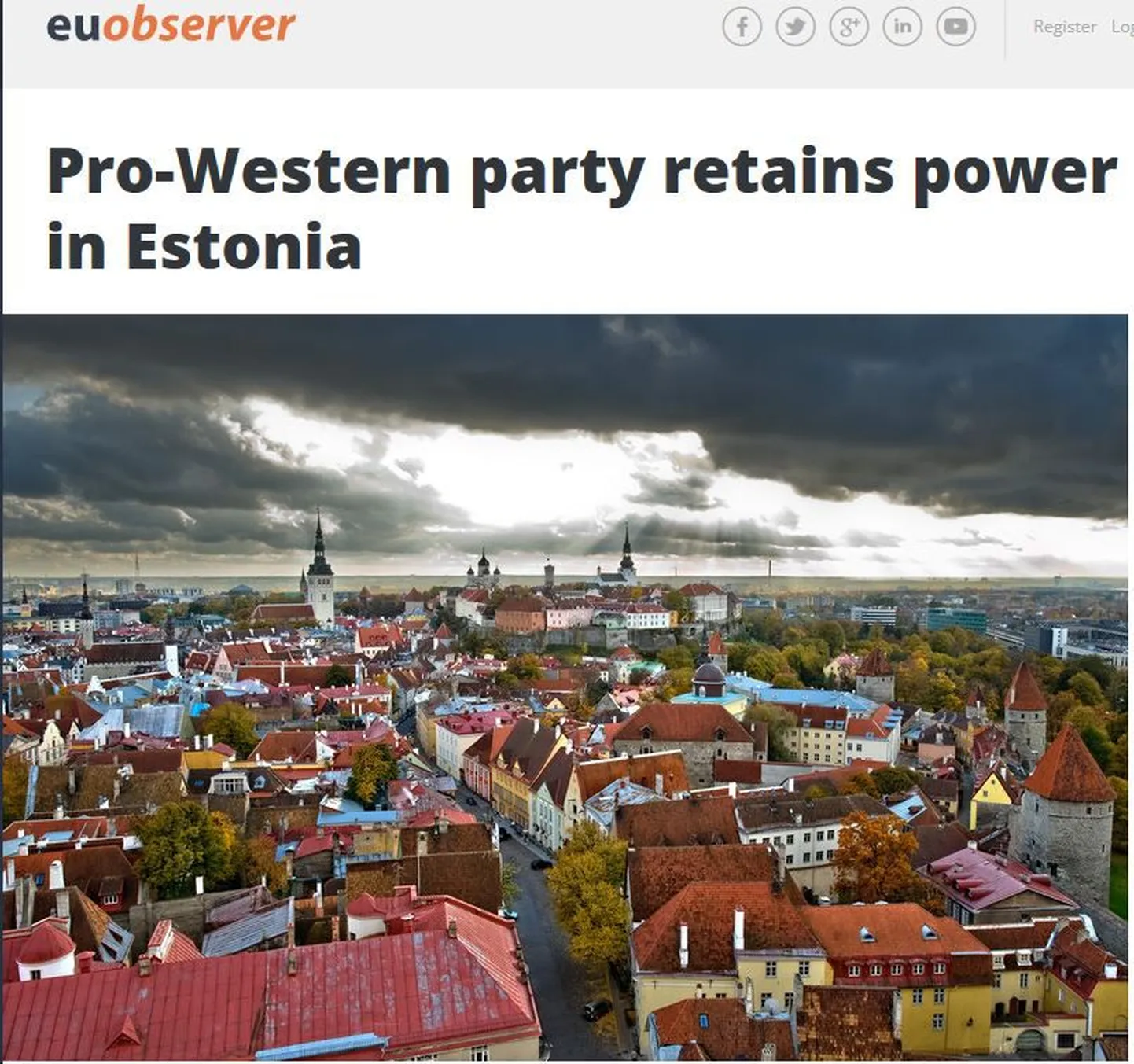 Eesti valimised välismeedias