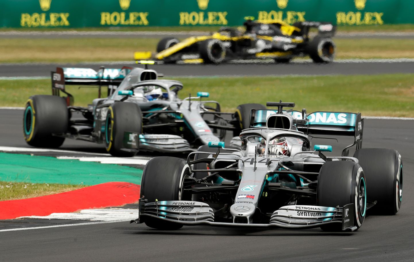 Mercedese piloodid Lewis Hamilton ja Valtteri Bottas.