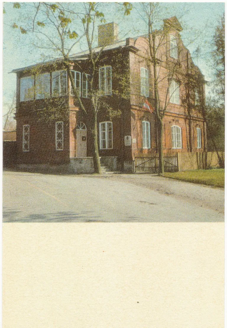 Postkaart, Eduard Vilde viimane elukoht Tallinnas, RM _ 5071 Ar1 1733:8, Virumaa Muuseumid SA