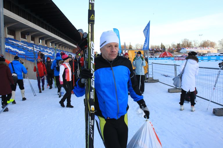 Jürgen Ligi kaks aastat tagasi Tartu maratoni stardis.