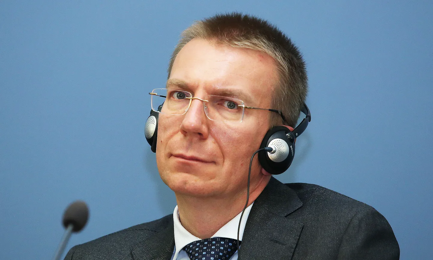 Latvijas ārlietu ministrs Edgars Rinkēvičs 