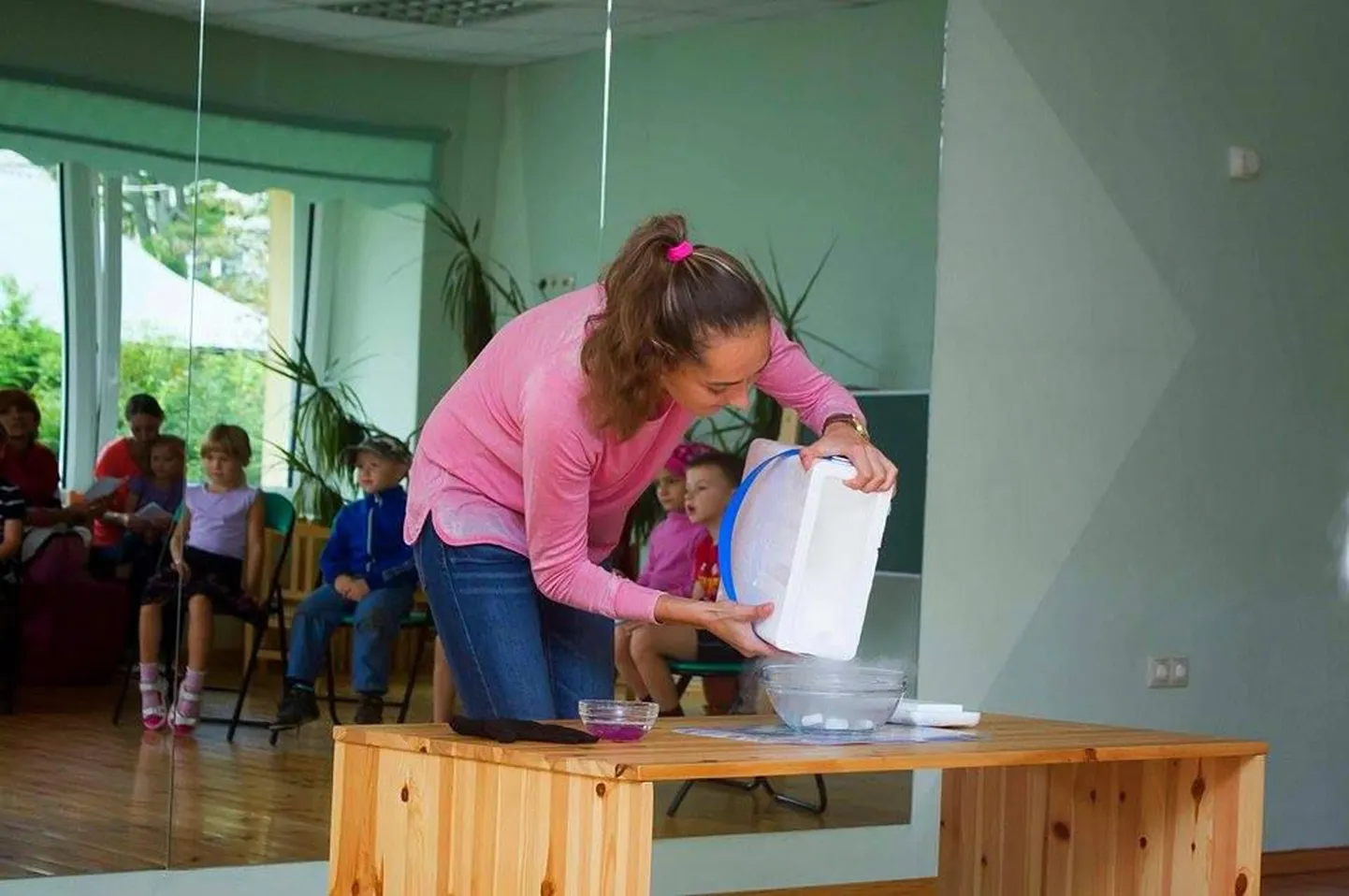 Anna-Marija Sljusartšuk oli oma esimese esinemisega Valgas väga rahul.