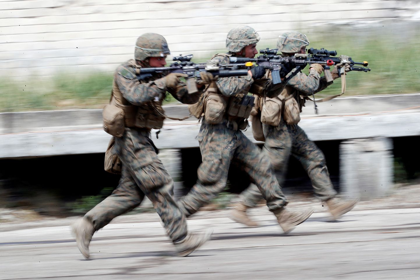 USA sõdurid Lätis õppusel Saber Strike.