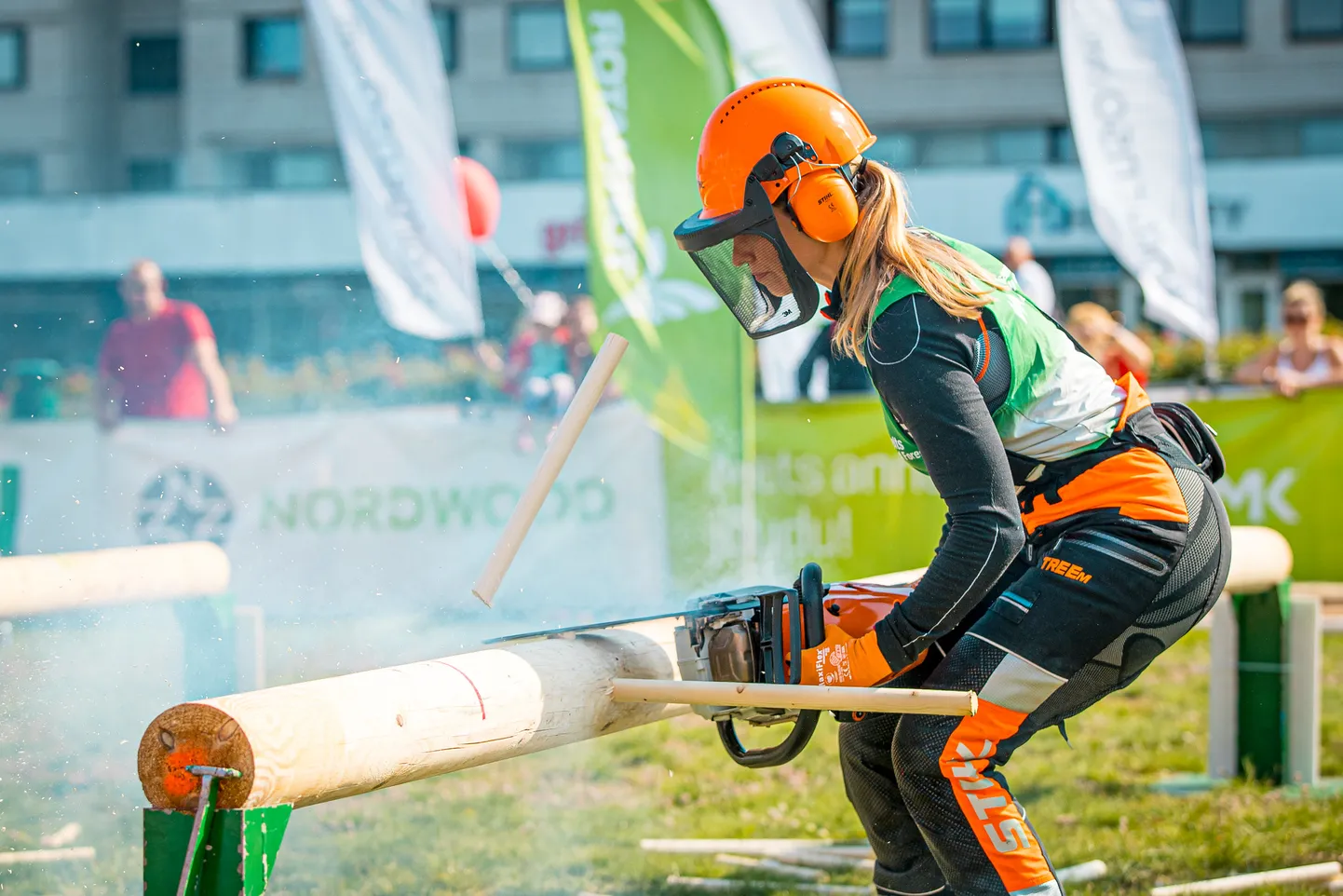 Pildil Eesti parim naisraiesportlane Karina Riive.