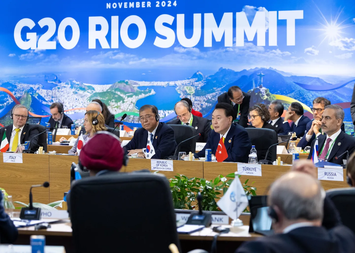 Саммит G20 в Рио-де-Жанейро.