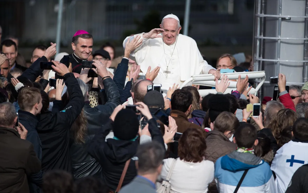 On September 25, 2018, Pope Francis celebrated Mass at Freedom Square in Tallinn. Thousands attended, more than the total number of Catholics in Estonia.
