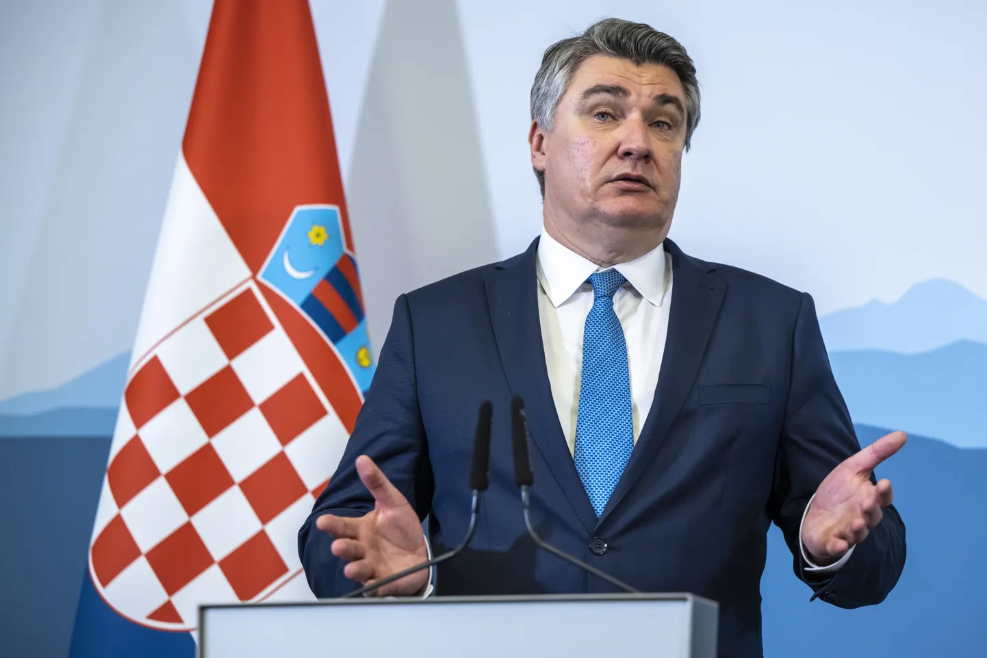 Horvaatia president Zoran Milanovic.
