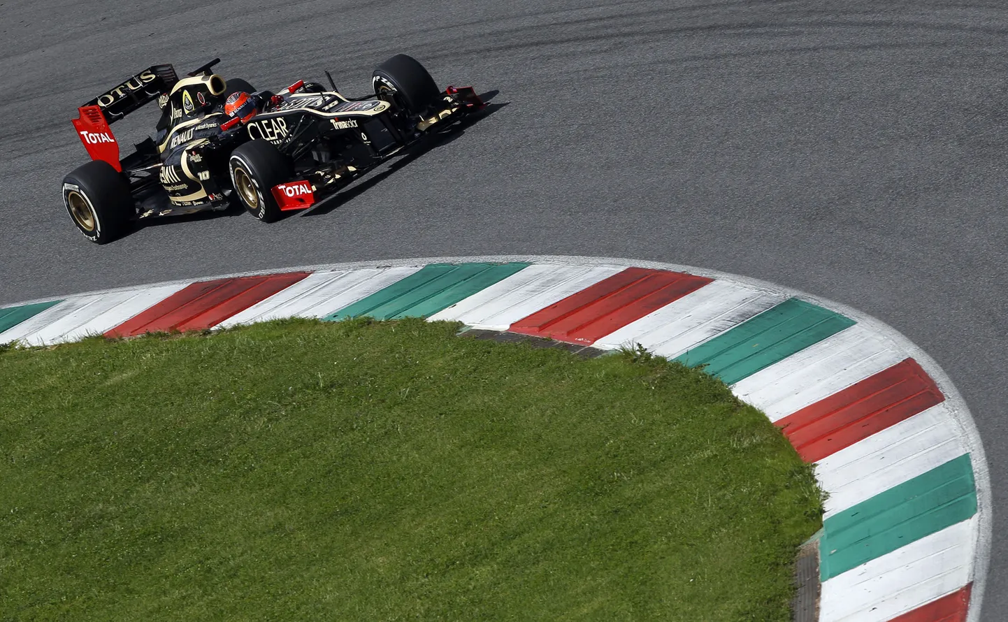 Romain Grosjean Lotusel näitas Mugellos kolme päeva jooksul parimat aega.