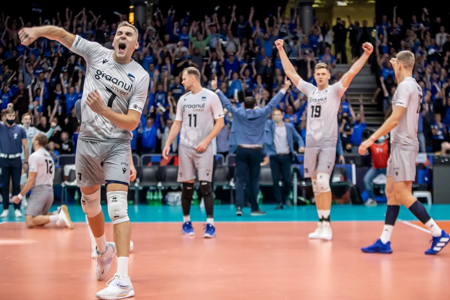 Eesti meeste võrkpallikoondis.