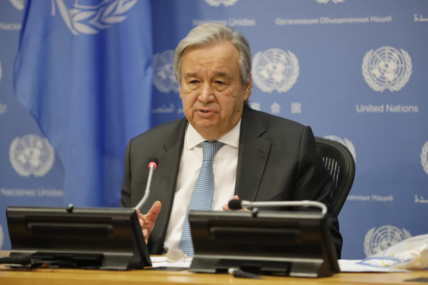 ÜRO peasekretär António Guterres, kelle esimene ametiaeg saab läbi 31. detsembril.