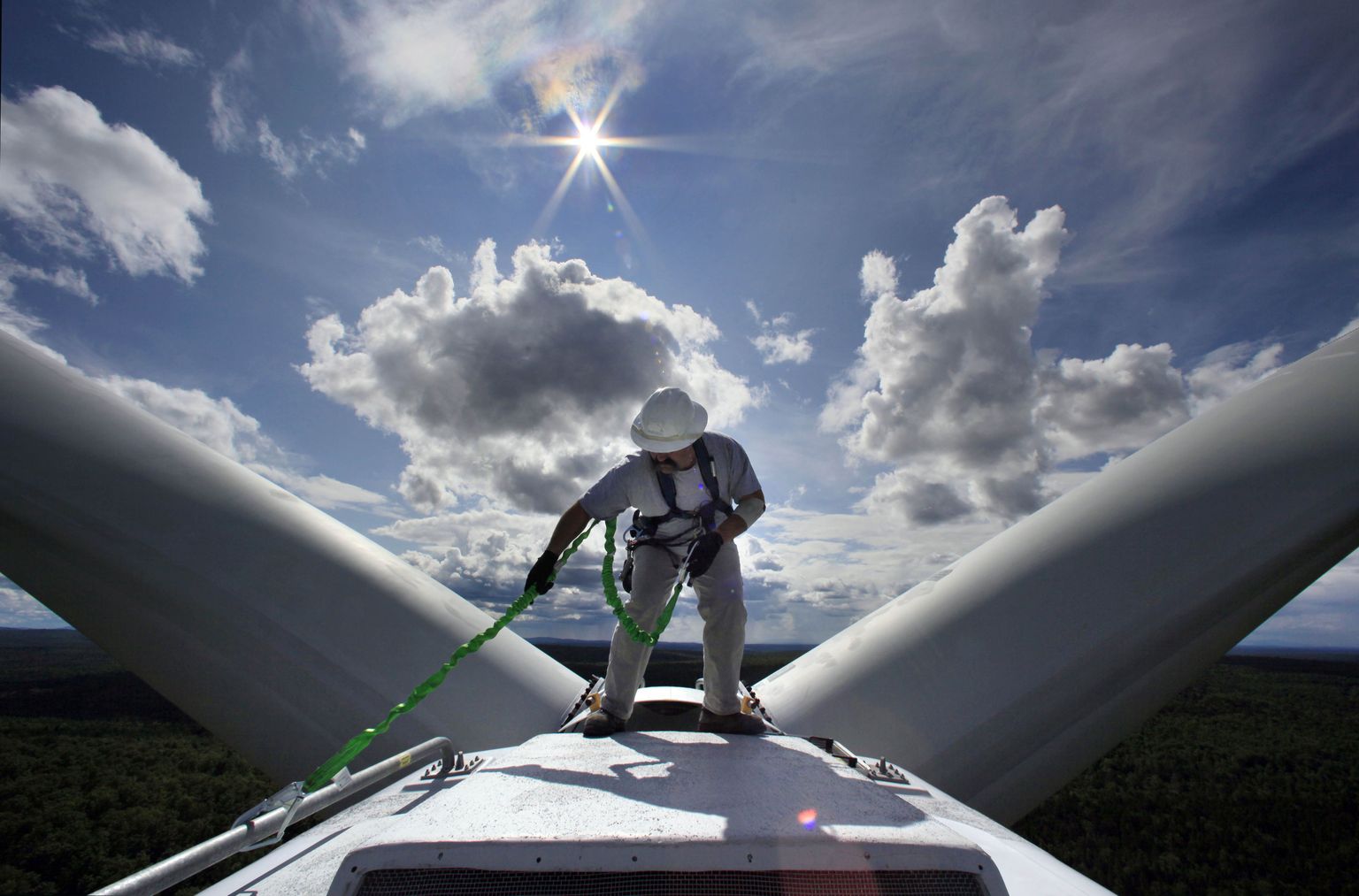 Rohelisi töökohti nagu tuuleturbiinide paigaldamine ja hooldamine tuleb aina juurde, ennustab Maailma Looduse Fond.