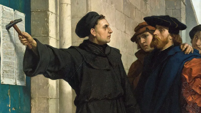 Martin Luther ja tema 95 teesi.