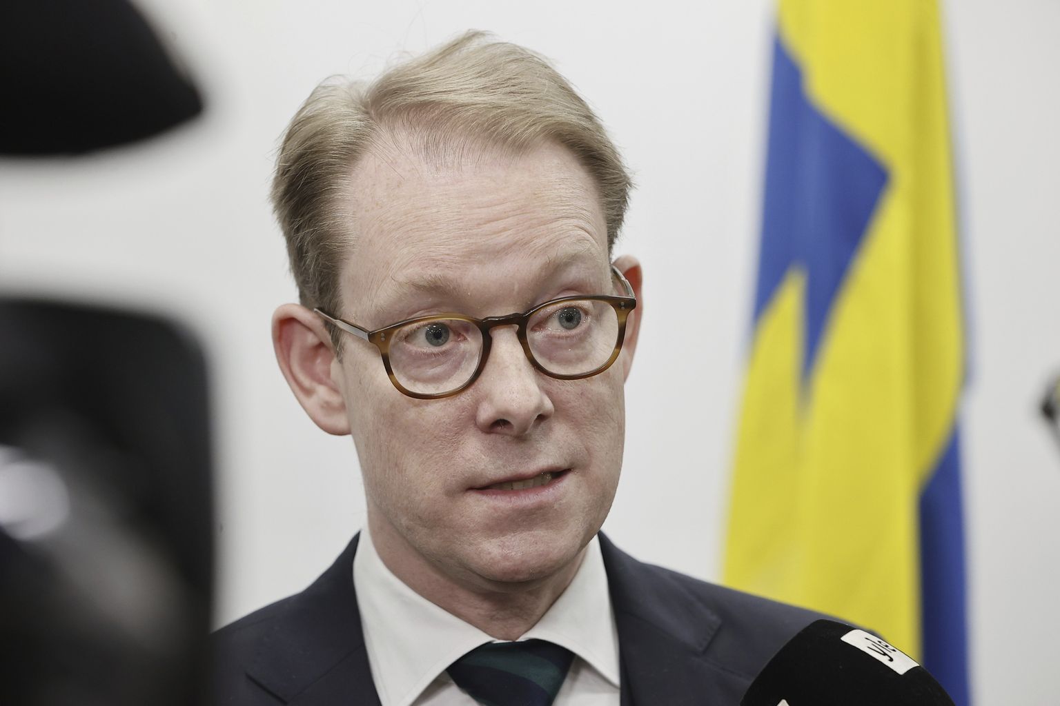 Zviedrijas ārlietu ministrs Tobiass Bilstrēms.