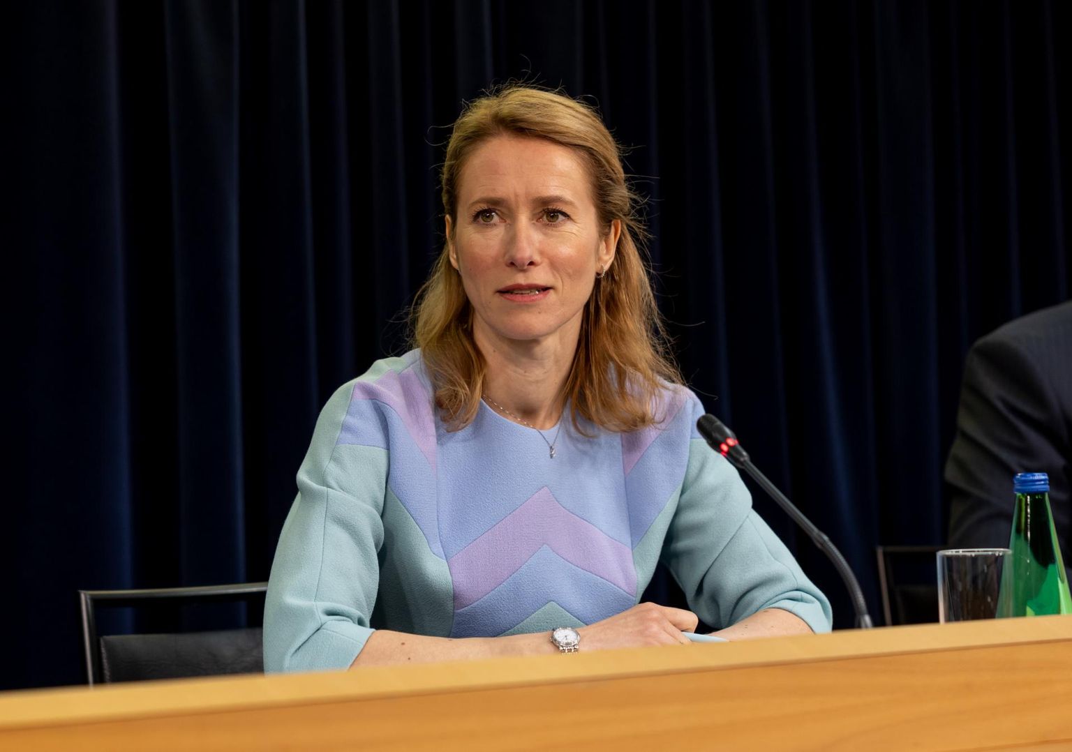 Peaminister Kaja Kallas pressikonverentsil