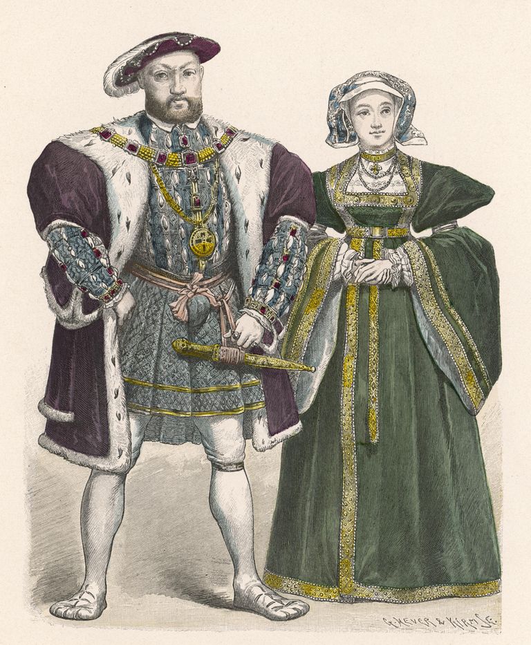 Kuningas Henry VIII (1491 - 1547) koos Clevesi Annega, 1540