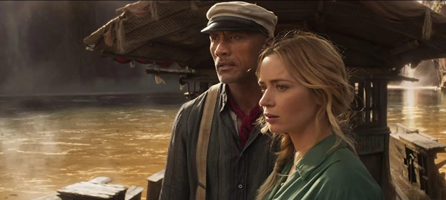 Vaprad seiklejad: Dwayne Johnson ja Emily Blunt filmis «Džungliseiklus».