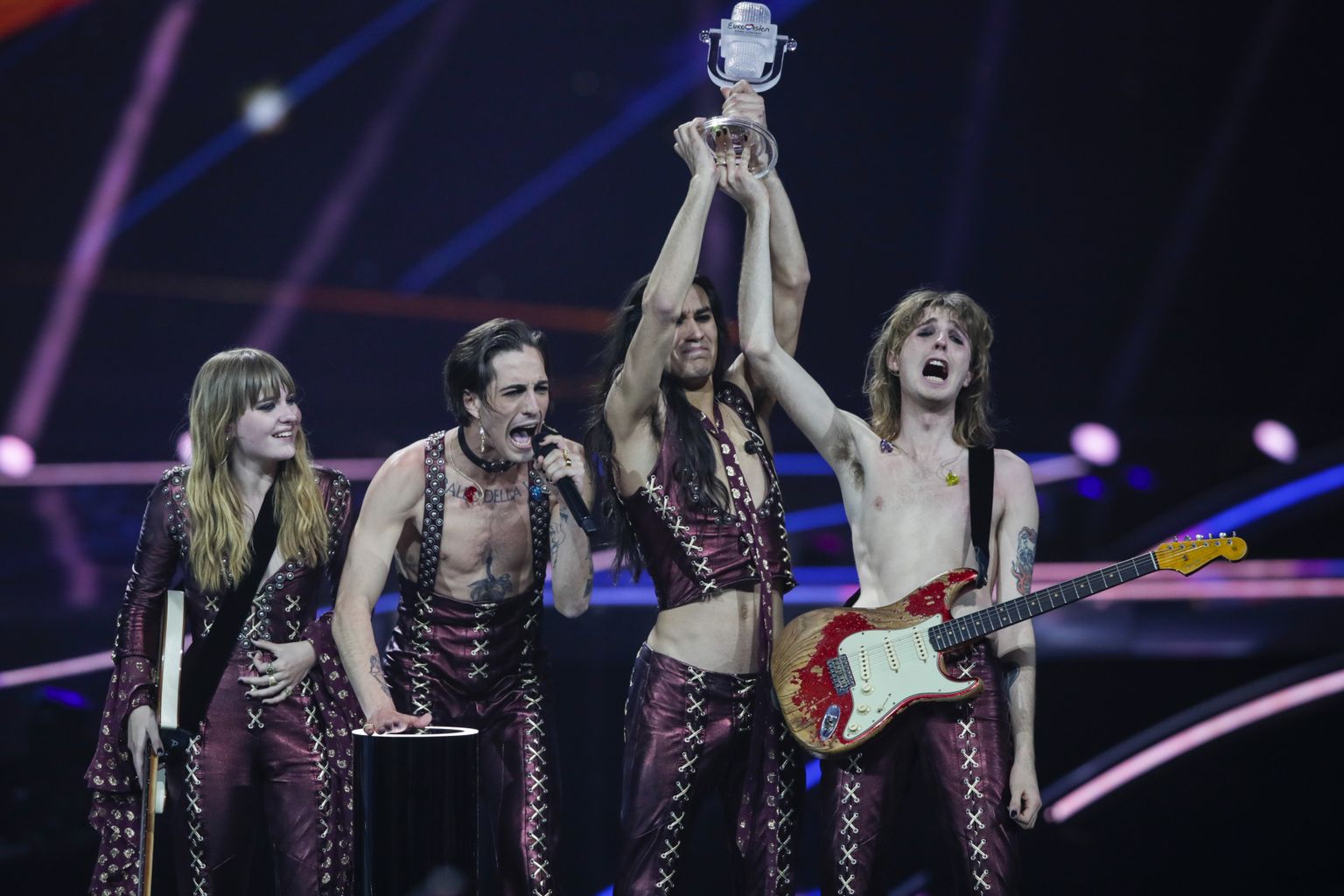 Itaalia võiduartistid Eurovisiooni finaalis.