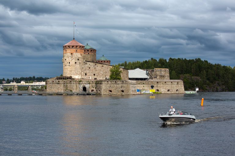 Soome Savonlinna Olavinlinna kindlus, kus toimuvad ooperipäevad