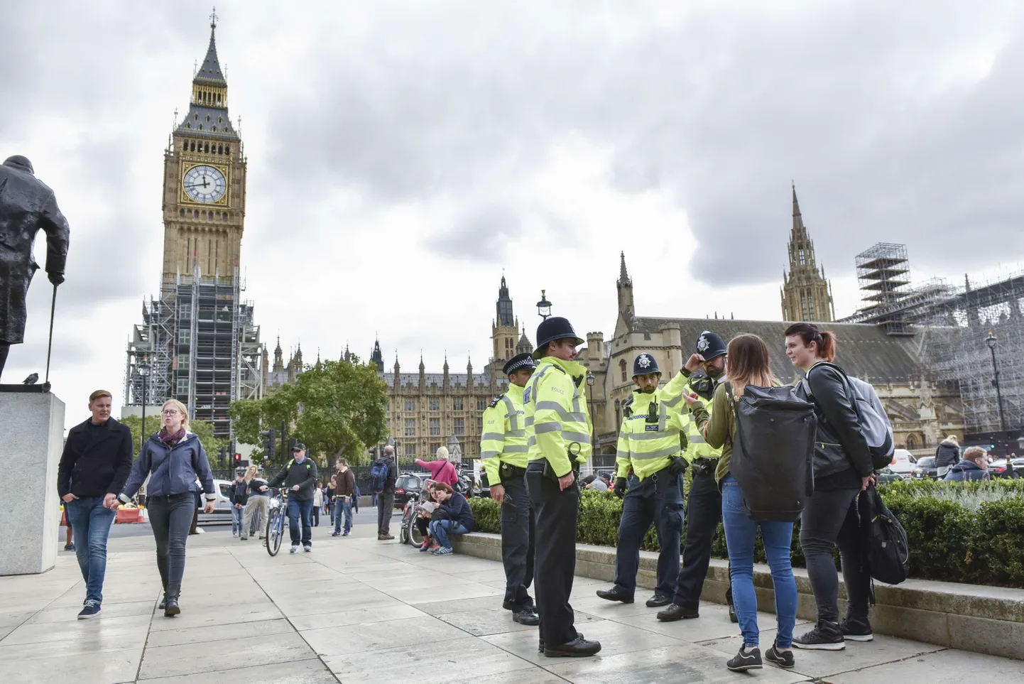 Politseinikud Londonis