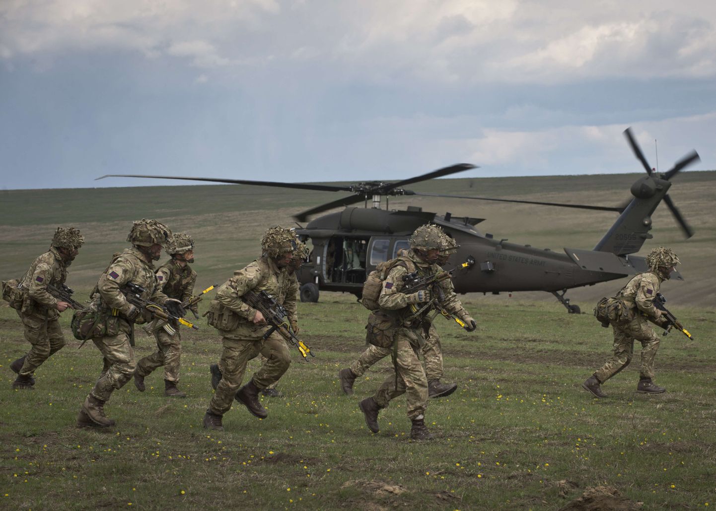 Briti sõdurid NATO õppustel Rumeenias.