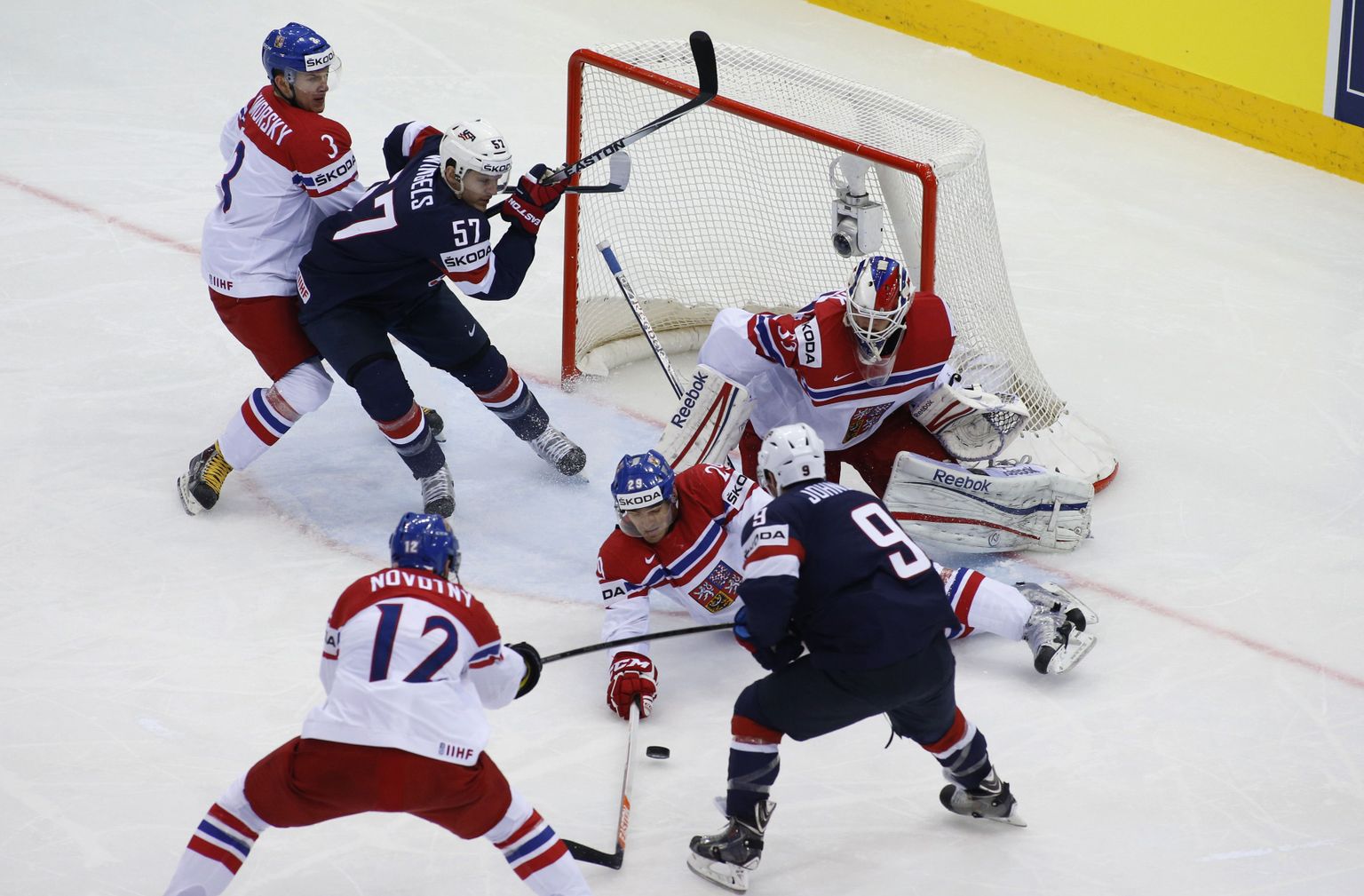 Tšehhi ja USA hokikoondiste veerandfinaal.