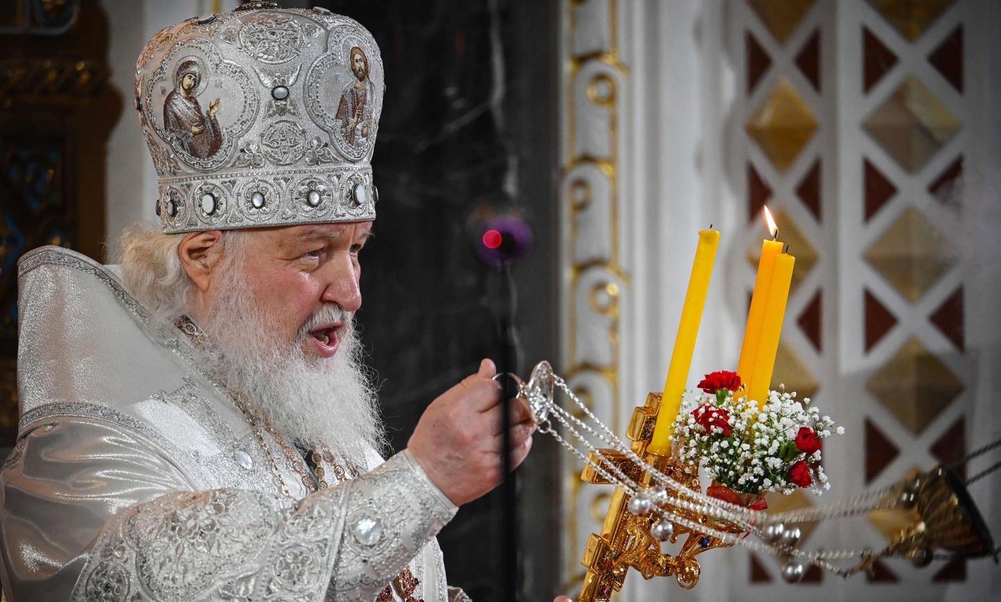 Krievijas Pareizticīgās baznīcas patriarhs Kirils.