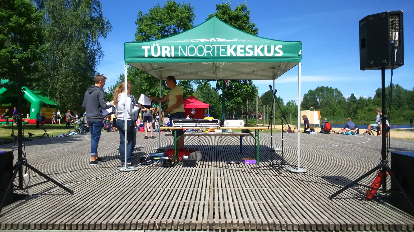 Türi noortekeskus on järve ääres varemgi üritusi korraldanud