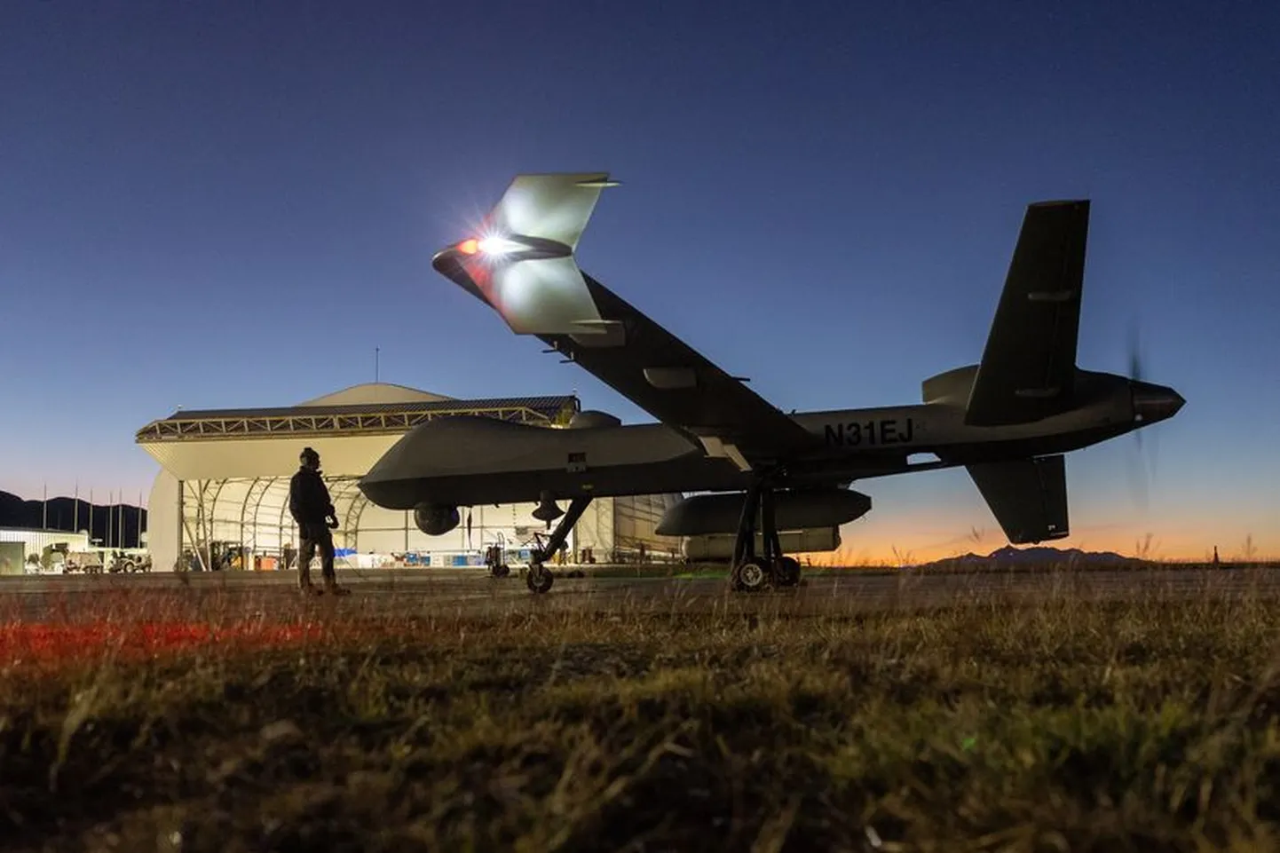 Reaper läinud novembris USA-Mehhiko piirilt baasi naasmas.