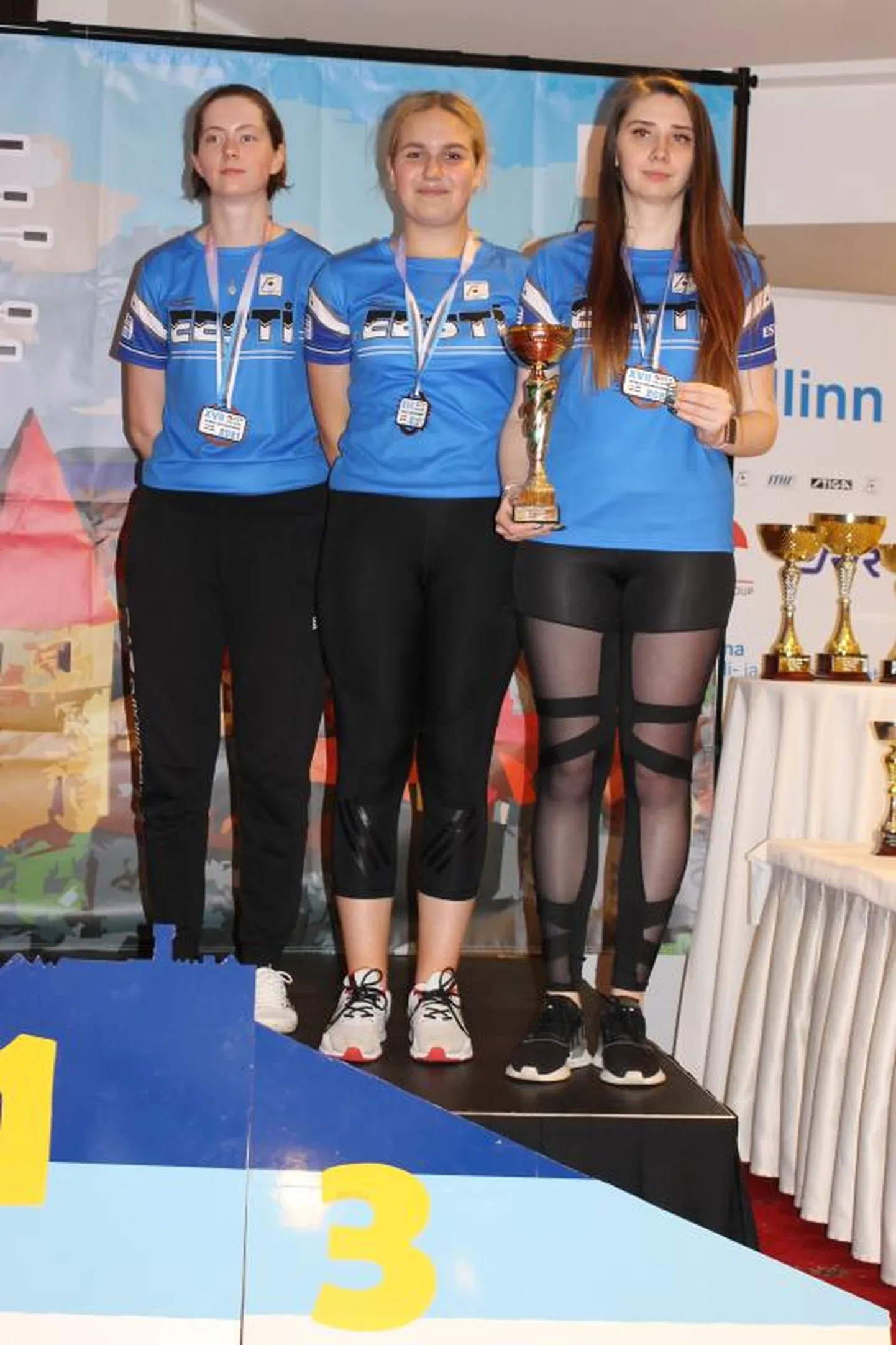 Таллиннка Мария Савельева (справа) защитила свой титул на домашнем турнире.