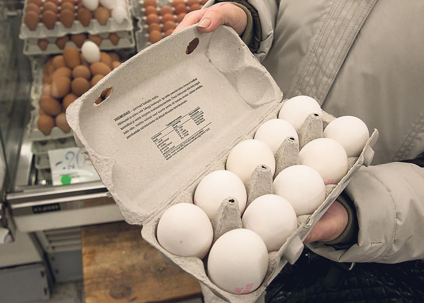 Lihavõttepühade eel eelistavad ostjad valgeid mune.