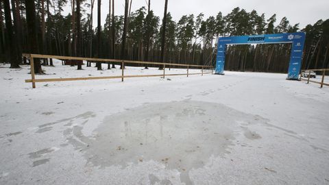 Галерея ⟩ Главная трасса Тартуского лыжного марафона сейчас ничем не напоминает лыжню