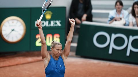 Эстонская теннисистка Кайя Канепи одержала победу над десятой ракеткой мира