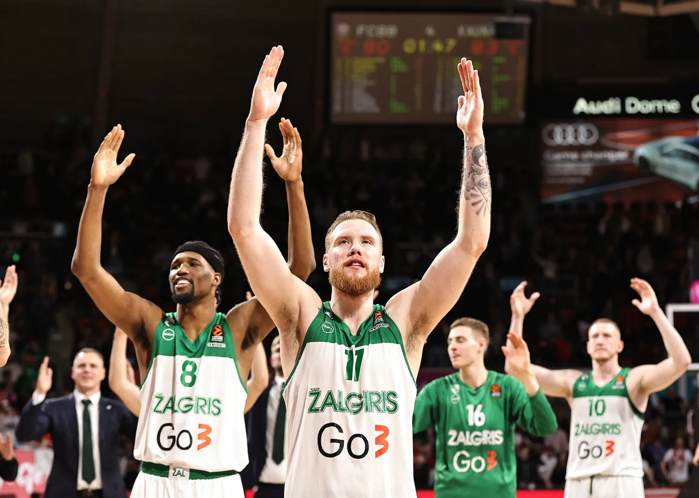 Ignas Brazdeikis ei suutnud Žalgirist võõrsil võidule vedada.