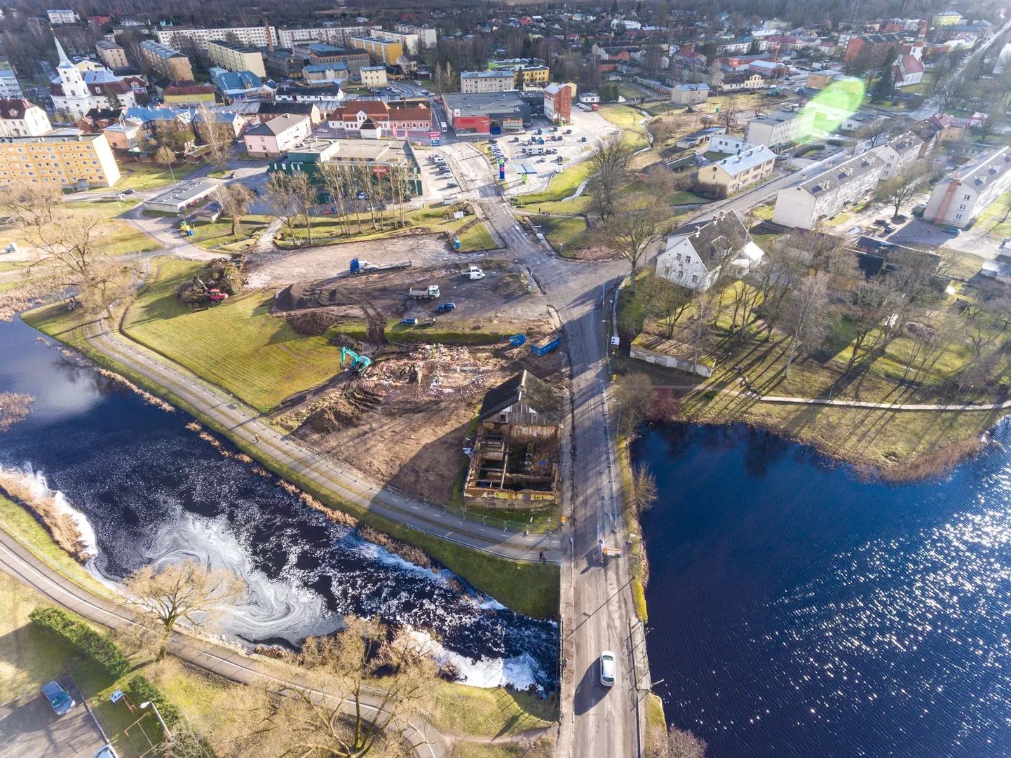 Valga ja Valka linnulennult