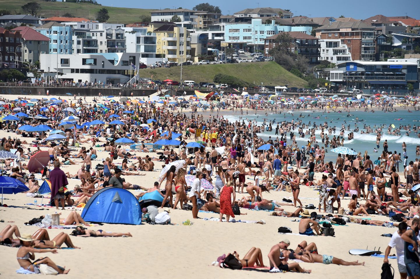 Inimesed Sydneys rannas eelmise aasta viimastel päevadel. Kui juba siis oli ebatavaliselt kuum ja temperatuur kerkis mitmel päeval kõvasti üle 30 kraadi, siis nüüd ennustatakse kohati mitut päeva järjest üle 45 kraadi tõusva temepartuuriga.