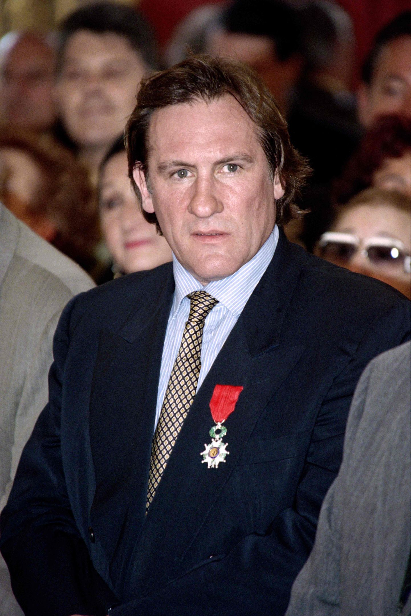 Gérard Depardieu sai Prantsuse Auleegioni ordeni 1996. aastal.