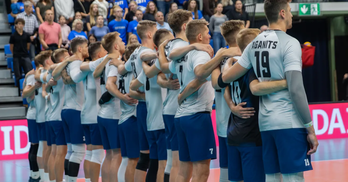 Estonia's volleyball team begins its European Championship campaign