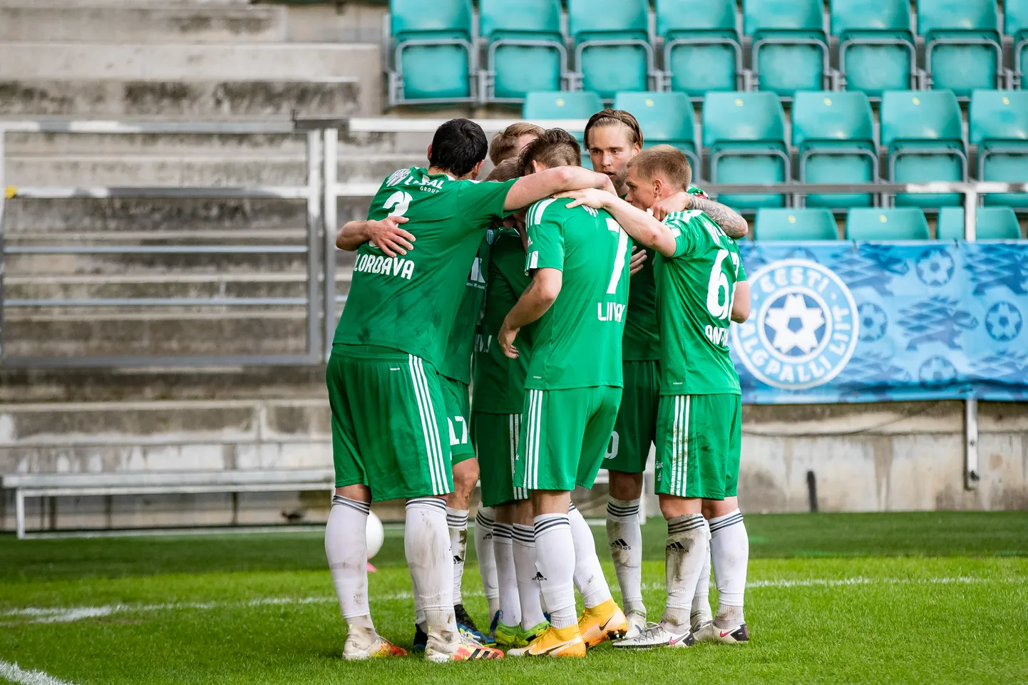 Tallinna Levadia mängumehed.