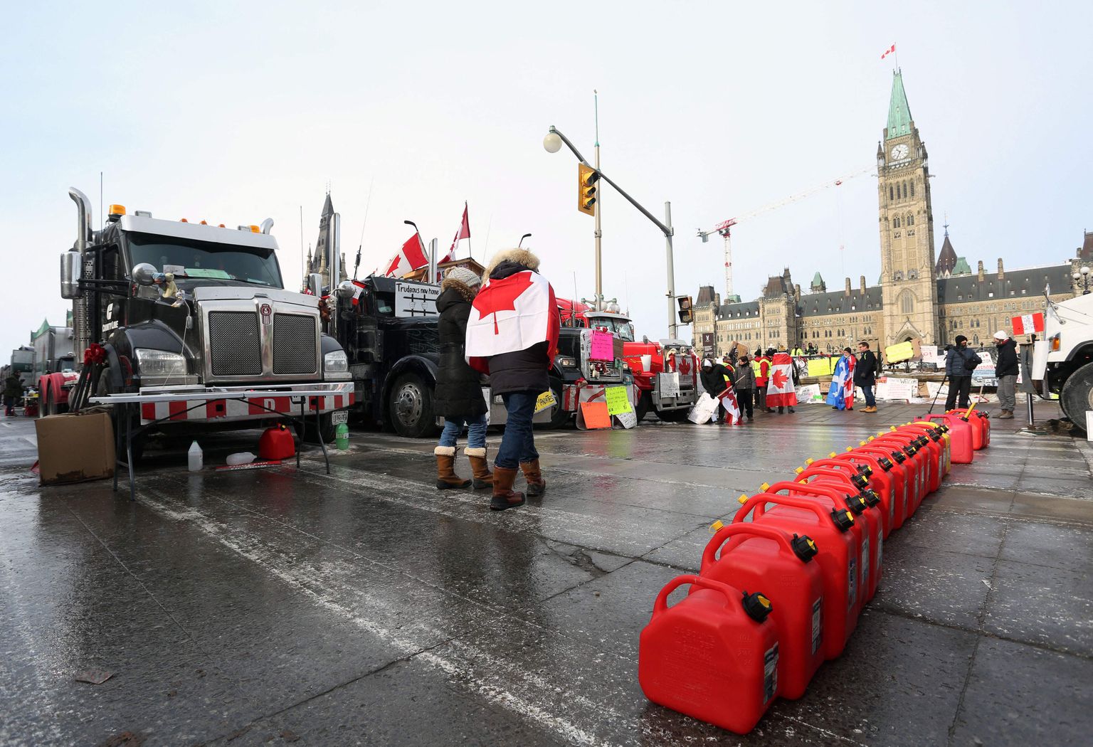 Meeleavaldajad Ottawas.