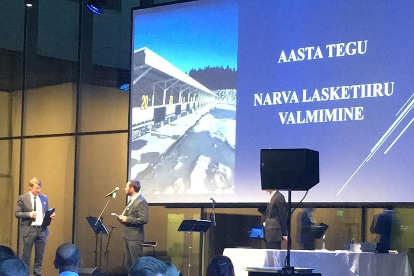 Eesti Laskesuusatamise Föderatsioon valis aasta teoks Narva lasketiiru valmimise.