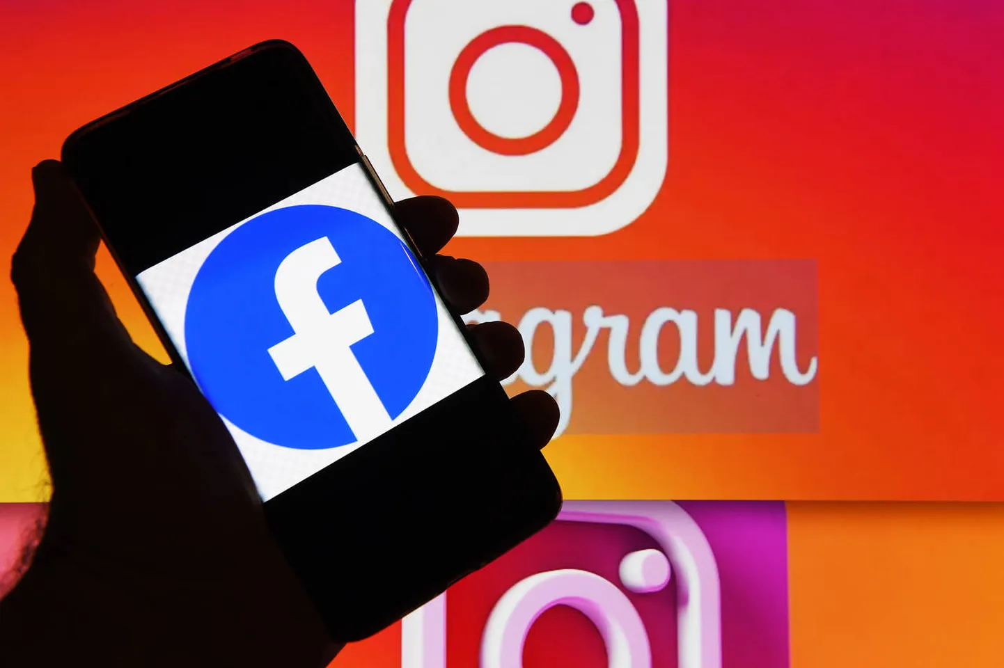 Meta ja Instagrami logod.