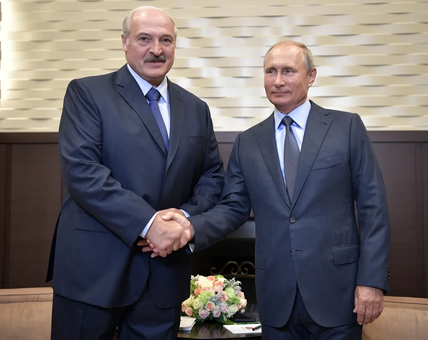 Valgevene president Aleksandr Lukašenko ja Venemaa president Vladimir Putin.