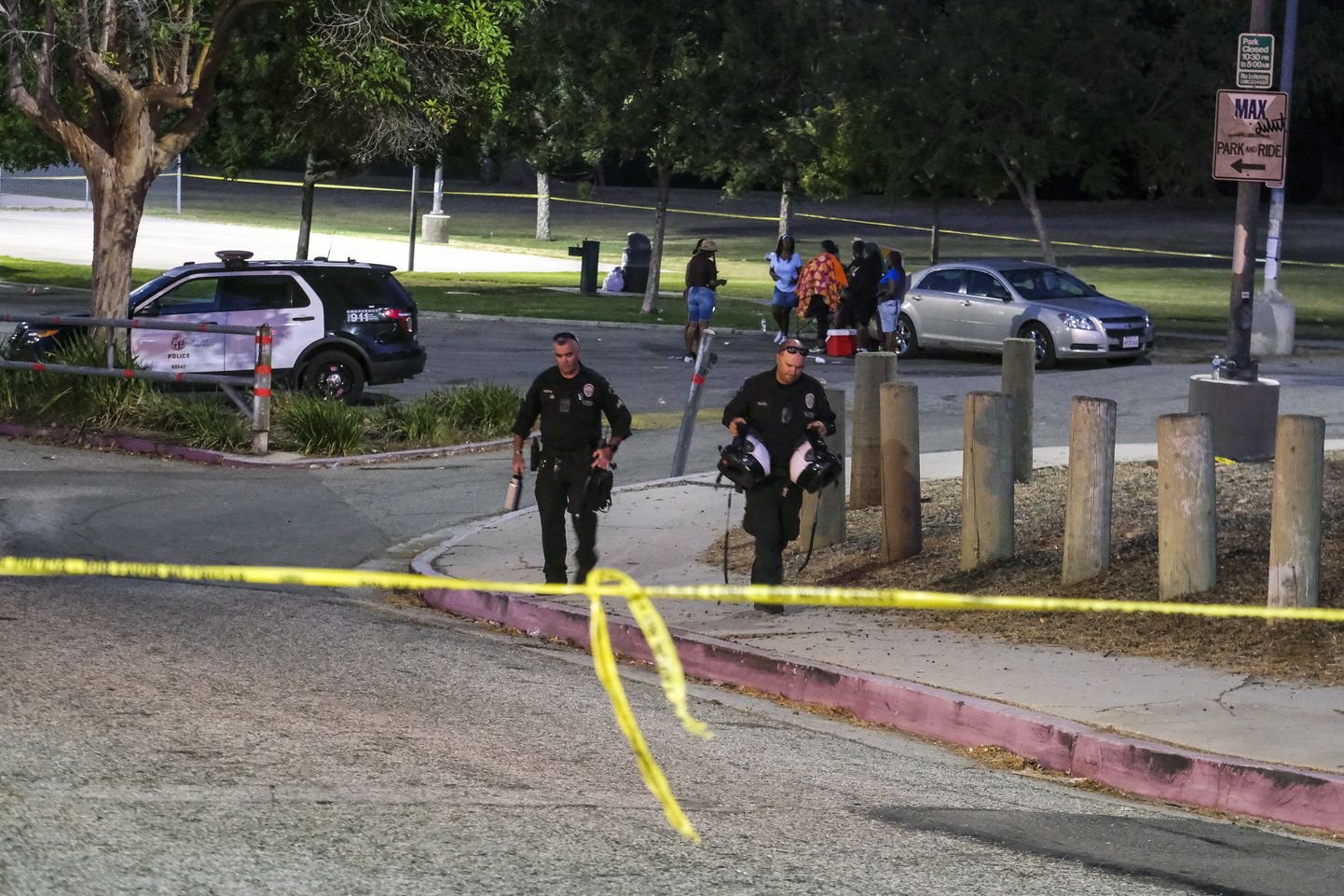USA politsei Peck Parkis, California osariigis 24. juulil, kus samuti toimus tulistamine. Foto on illustratiivne.