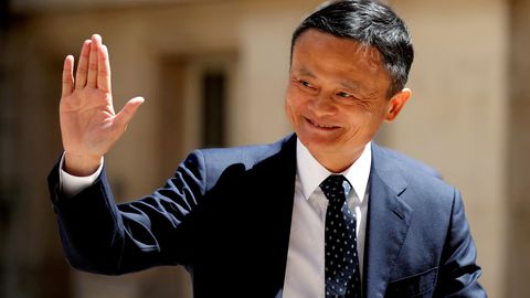 Alibaba asutaja Jack Ma naases Hiinasse
