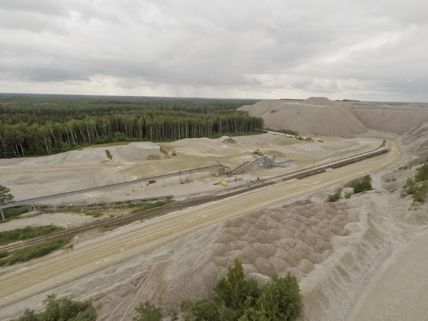 Estonia kaevandus. Pilt on illustreeriv.
