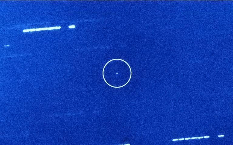 Oumuamua La Palmas asuva William Herscheli Teleskoobi pildil.