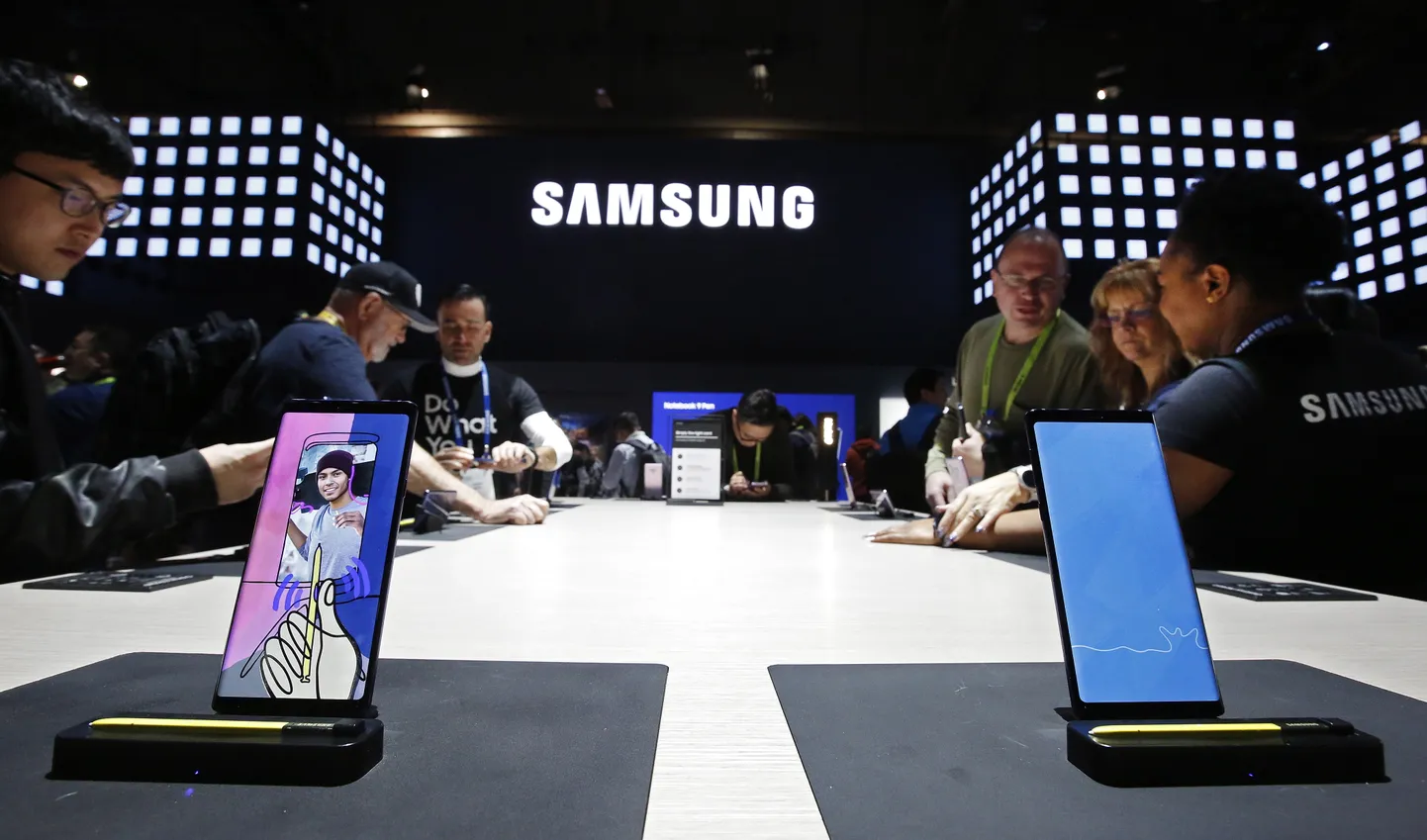 Samsungi esindus Las Vegases.