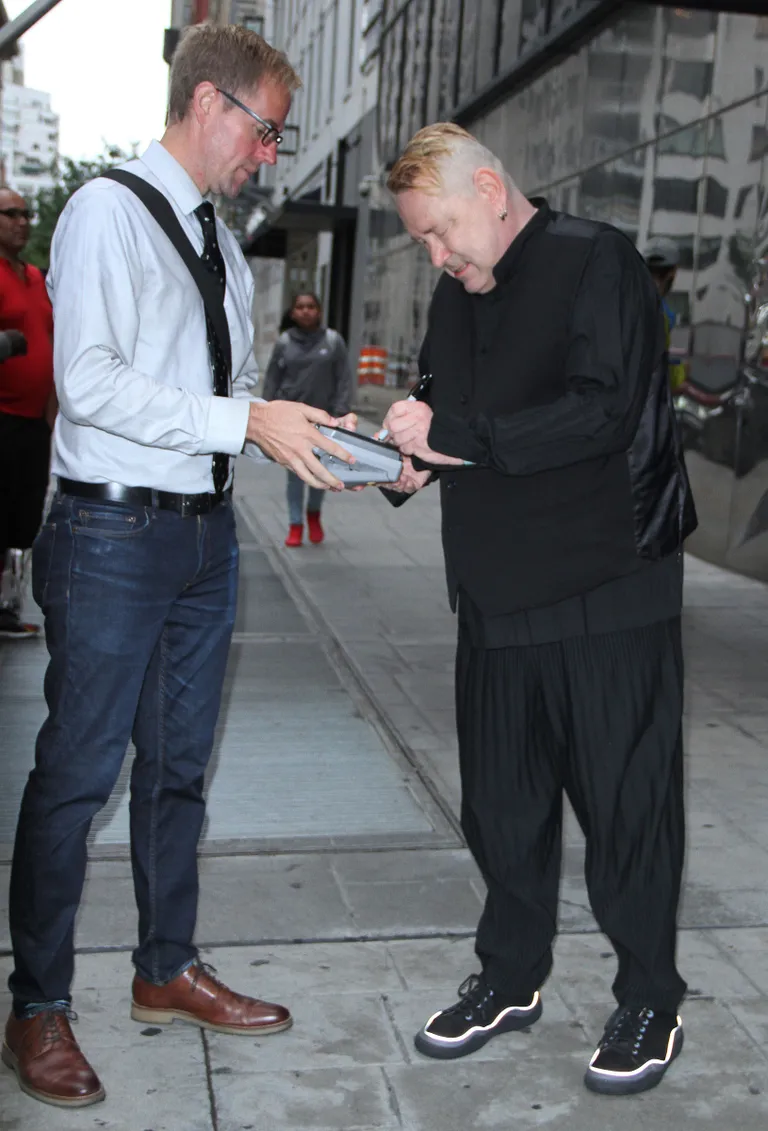 Johnny Rotten 14. septembril New Yorgis.